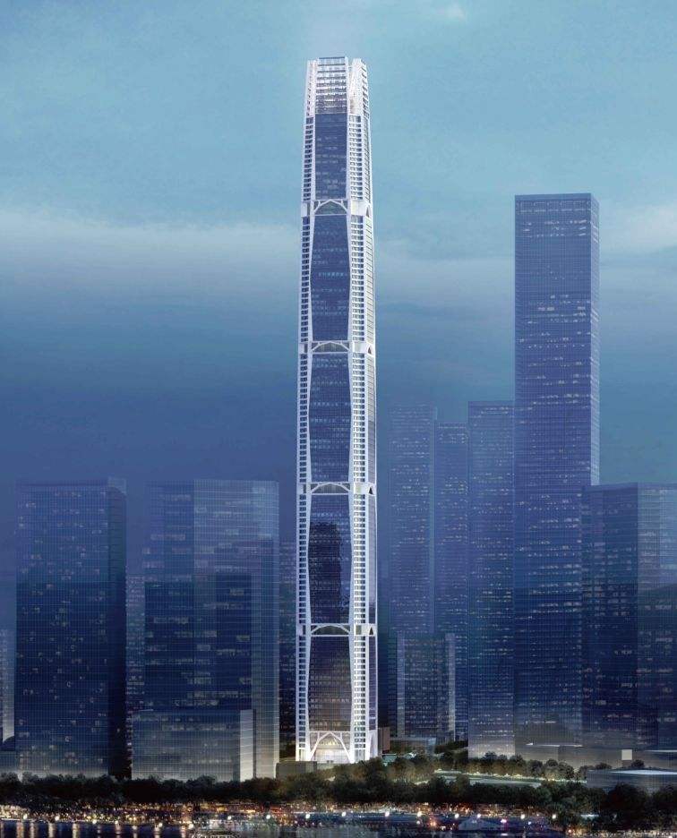 不过大多数一直都处于规划中没有实施,但是南京的绿地金融中心则不同