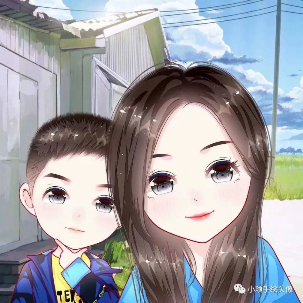 送给妈妈的特别礼物超有爱的母子头像设计喜欢吗