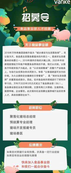 万科养猪究竟为了啥?入局生猪行业的地产