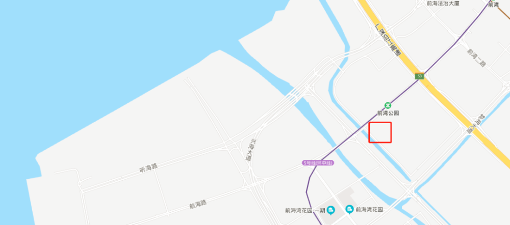 交通方面,宗地距离地铁5号线前湾公园站直线距离不到200米,是名副其实