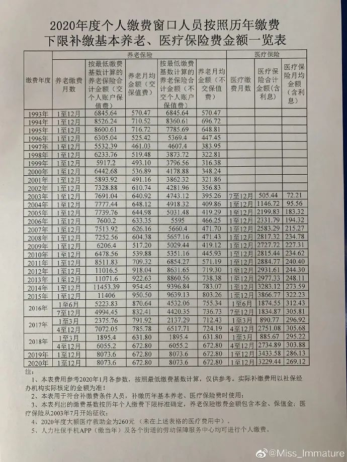个人社保补缴
