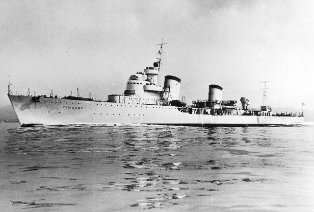 苏联天蓝旗舰,二战期间极速狂飙的驱逐舰:塔什干级驱逐舰