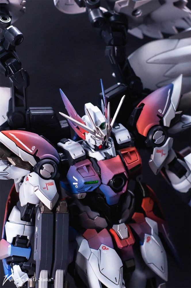 渐变的羽毛太美,hirm飞翼零式ew换色涂装