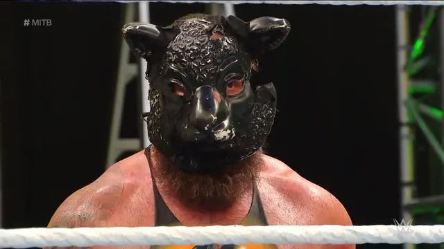 wwe《合约阶梯大赛》布朗大战怀亚特,布朗重拾面具,布雷被坑惨