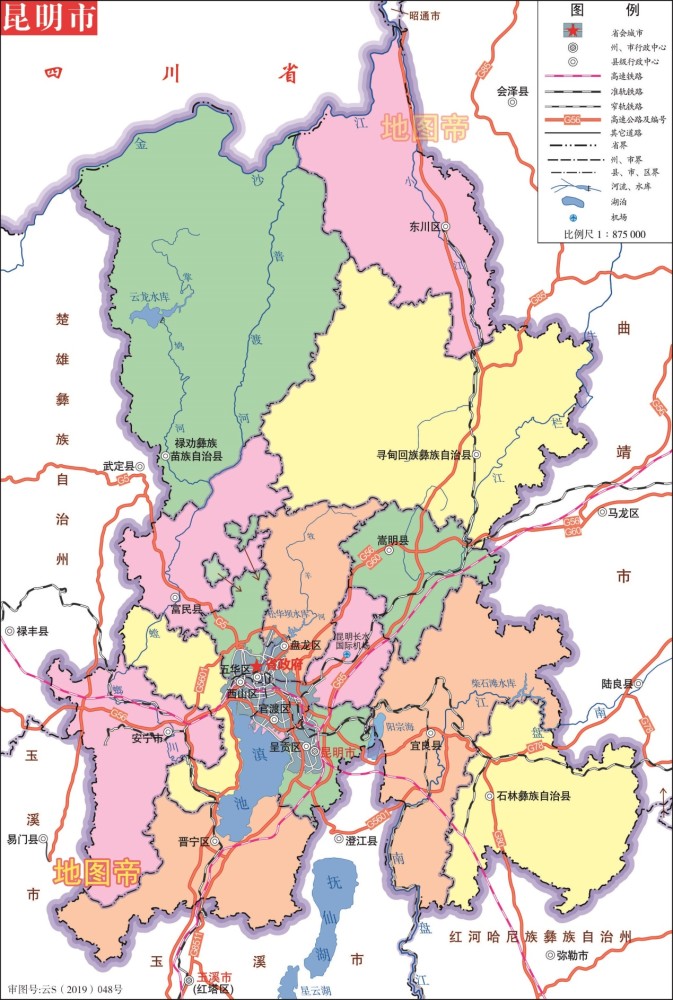 图-云南省昆明市地图当时还有一种考虑.