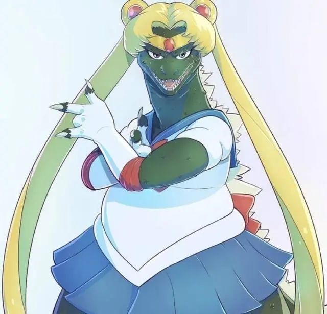 模玩控:如果美少女战士与哥斯拉结合会变成什么样?