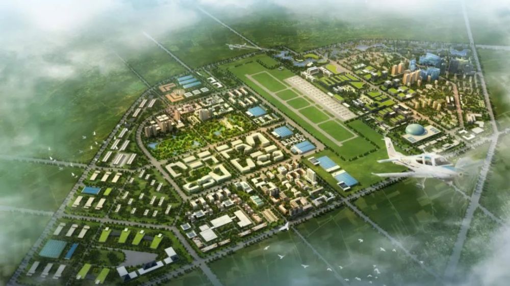 意向投资300亿元!蓝田通用机场"空天科学城"规划出炉
