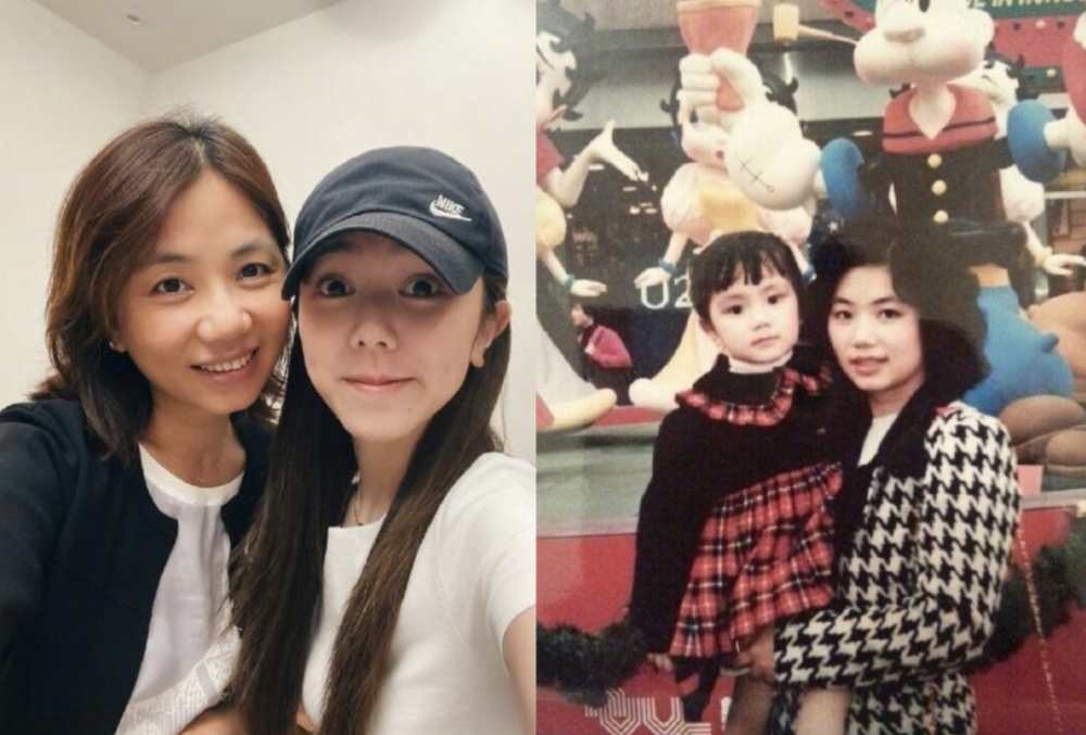 贾静雯罕见童年照曝光她们一家三代都长同一张角色美女脸吗