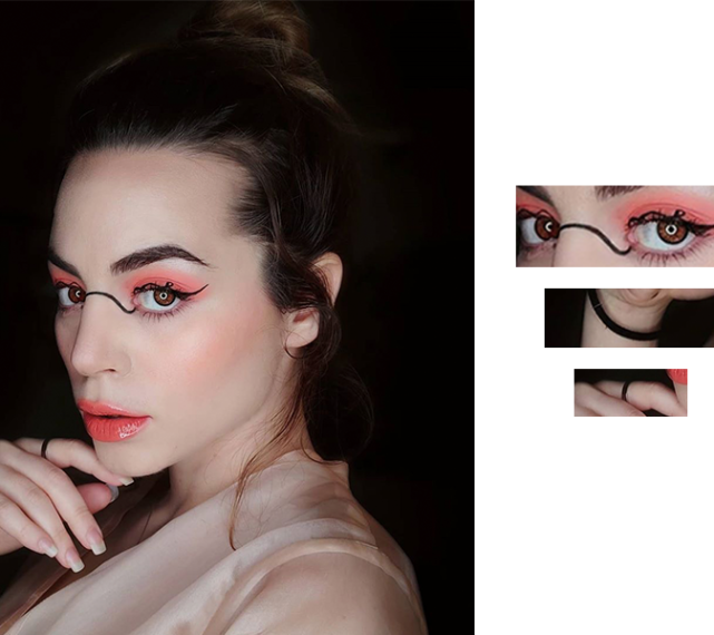 谁说最近很火的线条妆容不能上街?吃我一记安利!