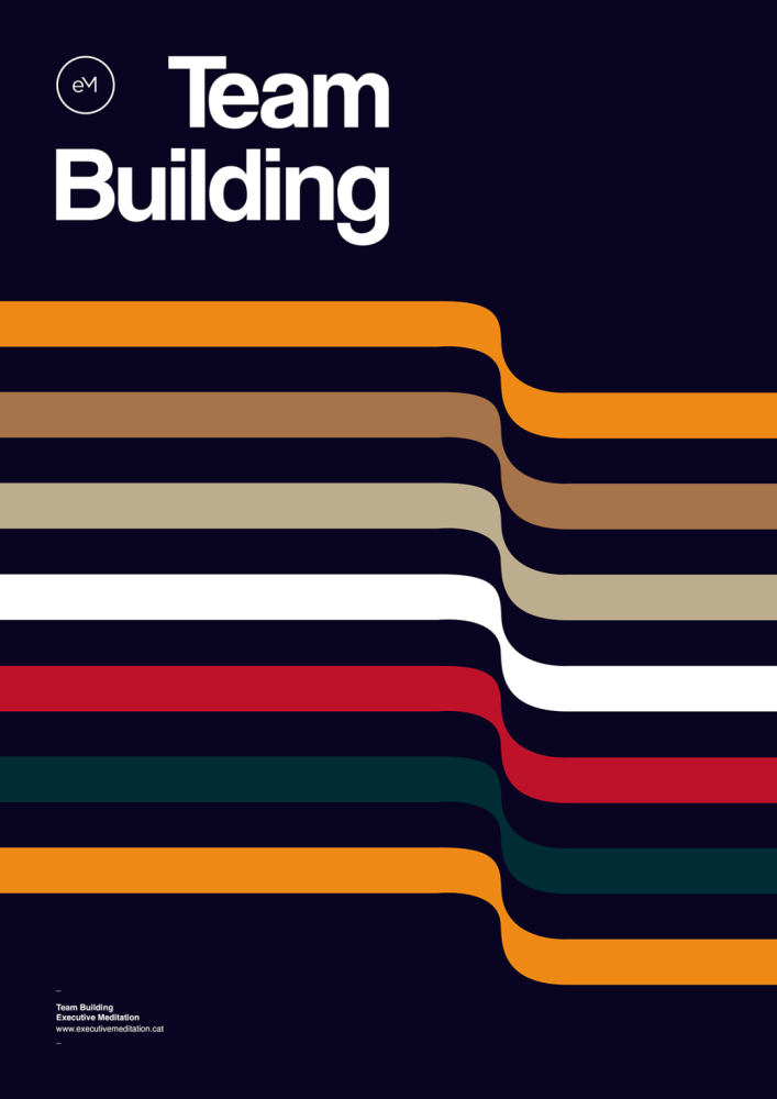 只由线条组成的ps海报设计