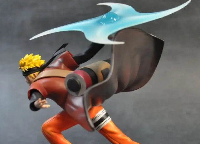 鸣人成名手办,本该是"无价",放大螺旋手里剑,漫迷:亏大了