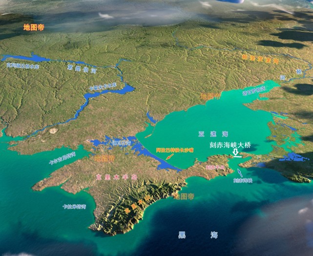 俄罗斯修一座桥,为什么封锁乌克兰一半的海岸线?