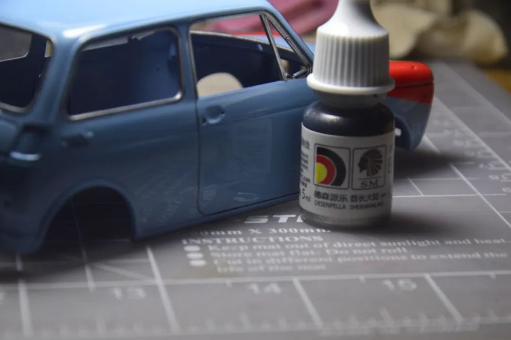 长谷川 1:24 honda n360 小车玩耍与氨基光油的试验