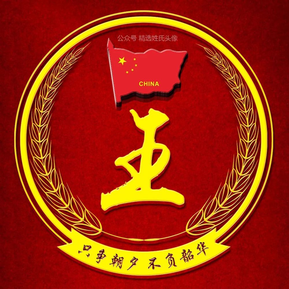 2022五星红旗爱国姓氏头像只争朝夕不负韶华可留言定制