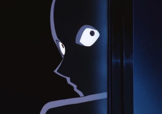 而《名侦探柯南》里面就有这样一个镜头,并不能看清这个人的具体长相