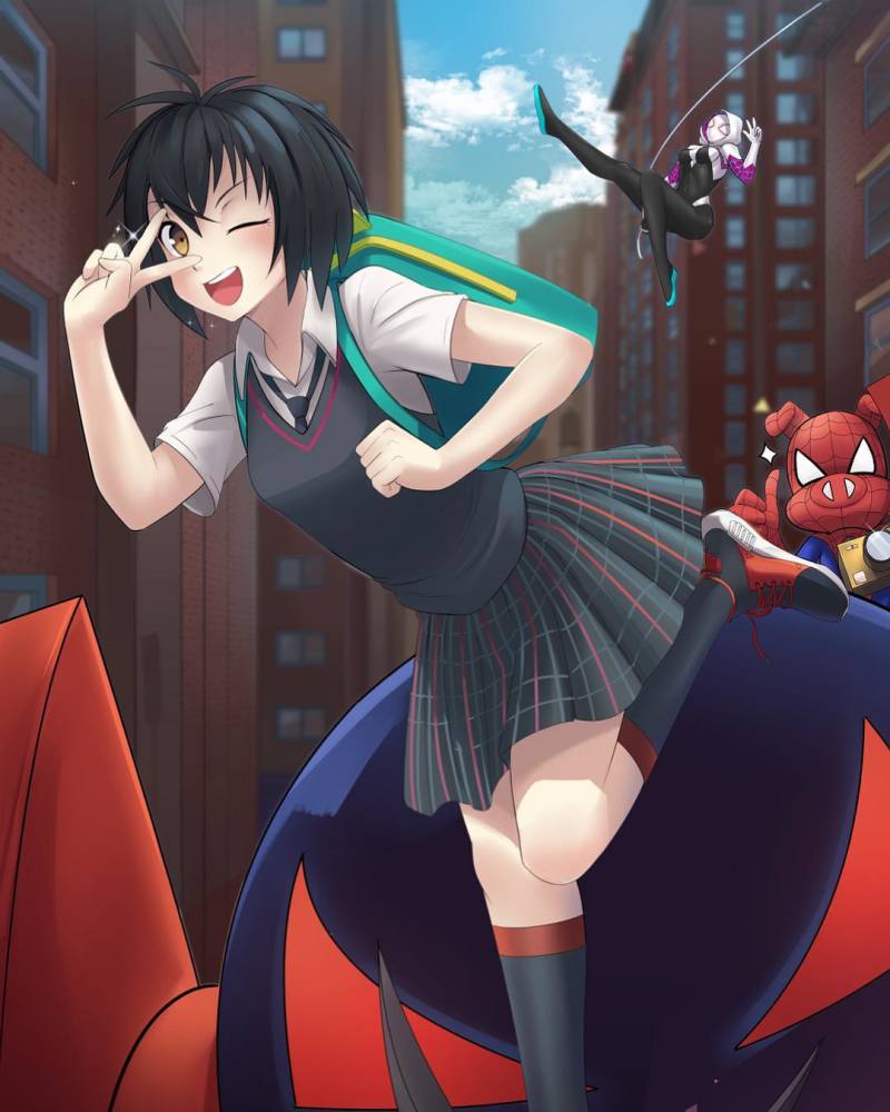 小槽最喜欢的就是潘妮·帕克,同样出场于《蜘蛛侠:平行宇宙》.