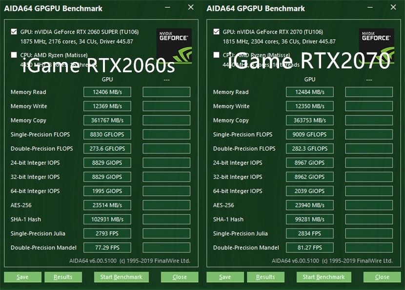 igamertx2060supervsrtx2070对比评测