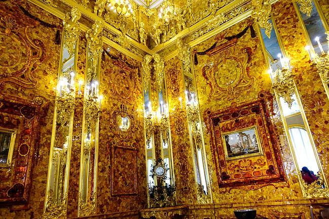 被誉为世界第八大奇迹的琥珀屋有多美犹如童话世界