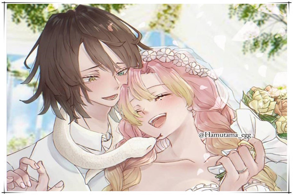 他们有了一对非常可爱的姐弟后代,我妻灯子和祢豆子神似,我妻善照和我