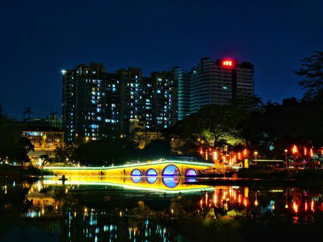 记五一广州荔枝湾涌游,松下gx9镜头下不一样的广州夜