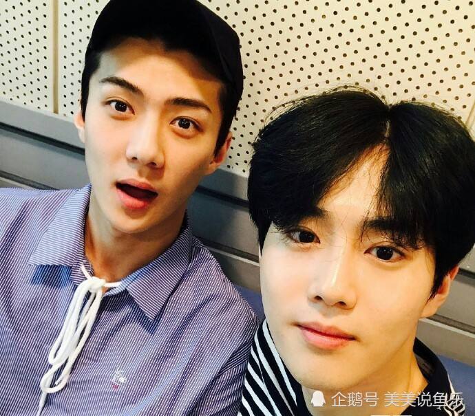 exo队长金俊勉今日入伍,张艺兴社交平台发文为其应援,好温暖