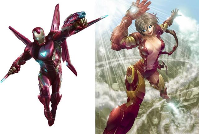 超级英雄女化钢铁侠变化超惊艳你看女冬兵颜值多逆天