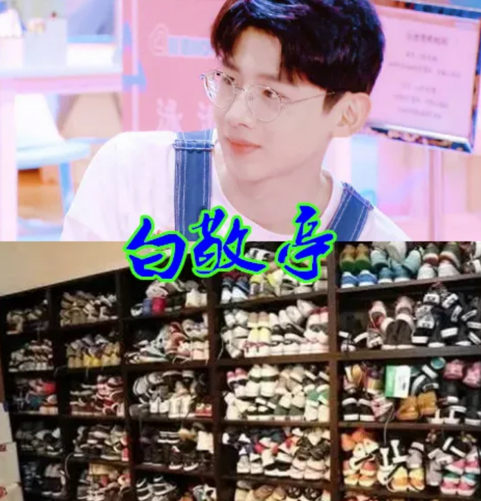 陈赫的鞋柜李易峰的鞋柜井柏然的鞋柜看到白敬亭一年都穿不完