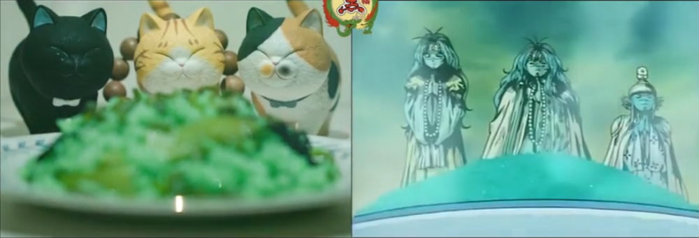 美食up神还原 中华小当家 彗星炒饭 然而大家却都被可爱的小猫咪所吸引 腾讯新闻