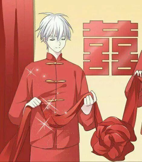 古风嫁衣情侣头像都说你眼中开倾世桃花却如何一夕桃花雨下