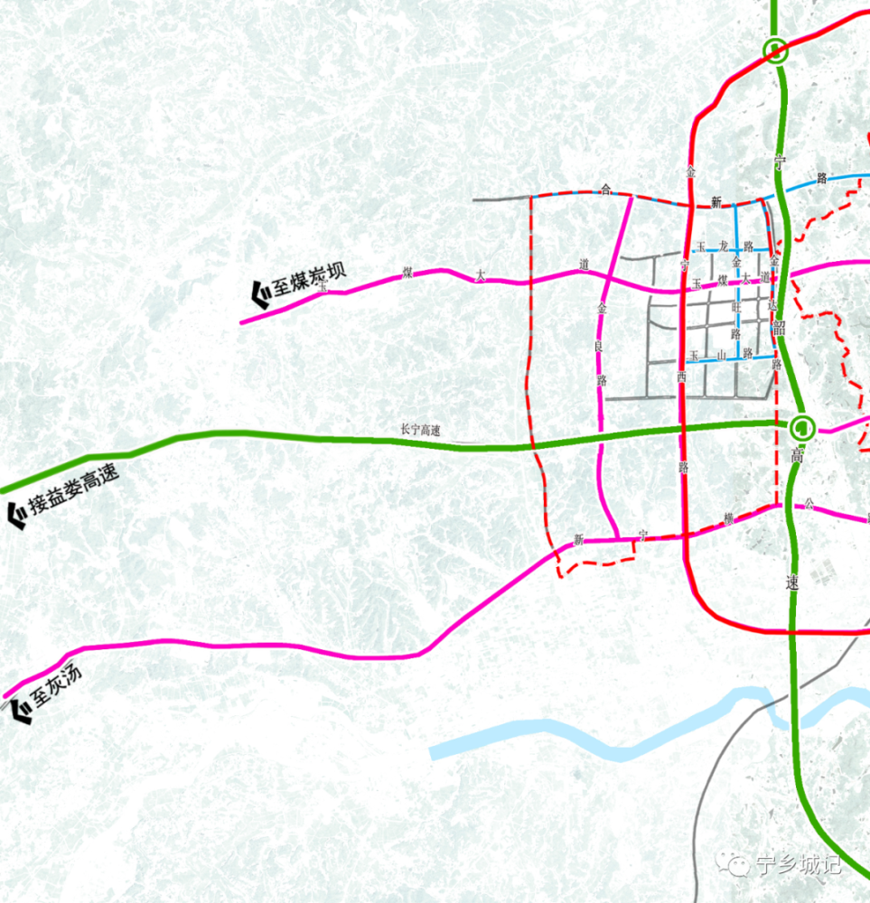 重磅宁乡中心城区路网规划即将公示九条通道达长沙