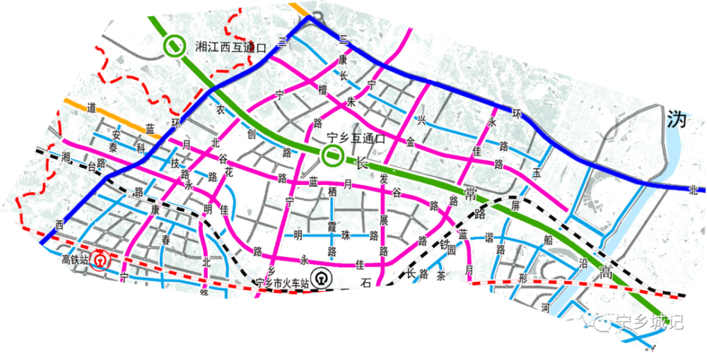 宁乡中心城区路网规划即将公示!九条通道达长沙