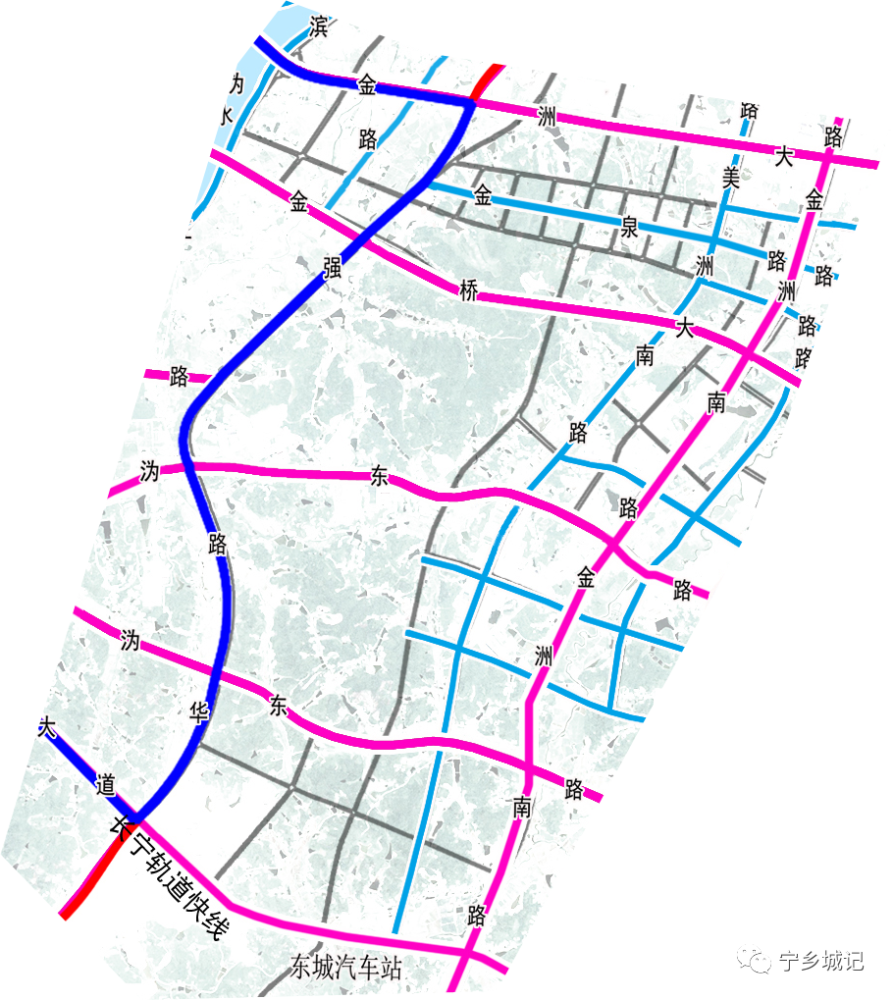 宁乡中心城区路网规划即将公示!九条通道达长沙