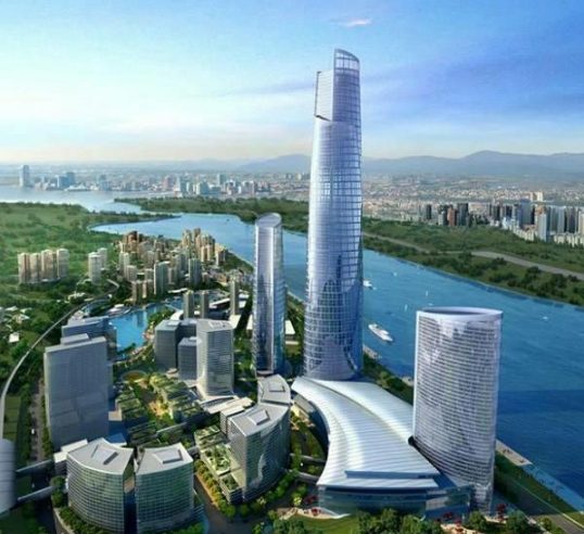 重庆市摩天大楼嘉陵帆影复工:高度为458米,尚未突破500米!