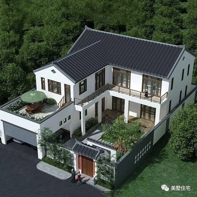 13栋中式合院庭院人生妙不可言这样的养老生活最精彩