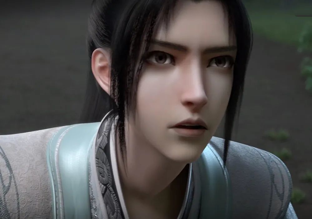 渣反动画洛冰河的表情生气时候好可爱低头皱眉有点帅