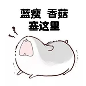 仓鼠表情包:第一次为一个女孩子那么蓝瘦