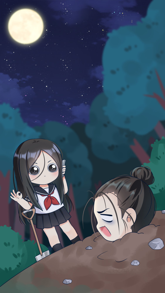 一人之下 冯宝宝今日份壁纸,宝宝埋人太可爱了,看到最后网友直呼