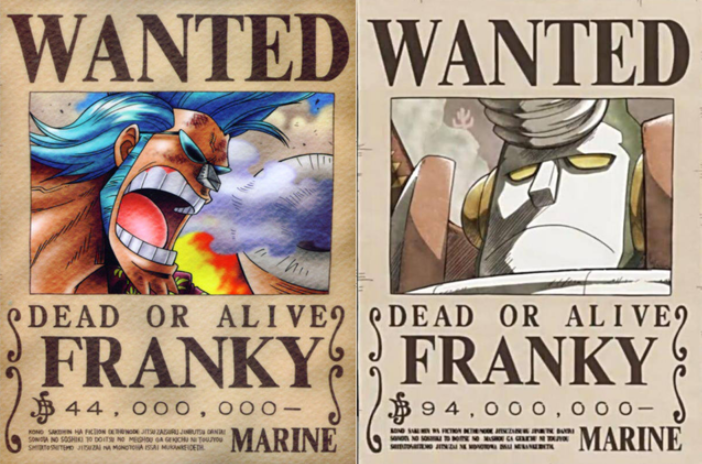 海贼王2年后悬赏令的变化娜美与罗宾蜕变布鲁克改变了物种