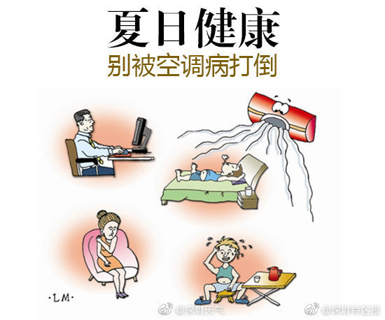 夏季小心患上空调病