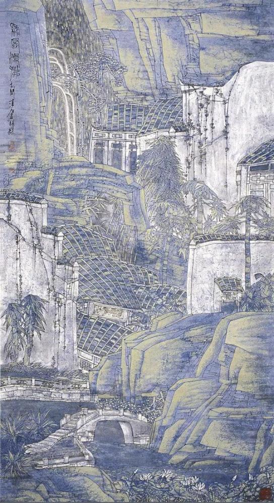 福建省画院副院长画家杨挺山水画作品欣赏