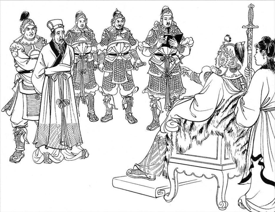 这个人叫周苛,原来是秦朝的官员,后来投靠刘邦,刘邦离开荥阳去攻打鲁