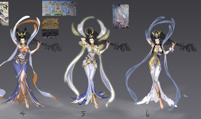 的一款就是杨玉环的这款"遇见飞天"的皮肤了,这款皮肤采用的是"敦煌莫