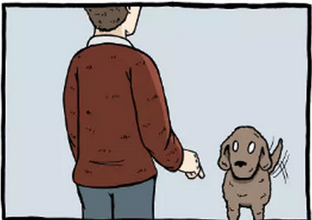 搞笑漫画 男孩遇到的可爱狗狗 从侧面看却是不完整的 腾讯新闻