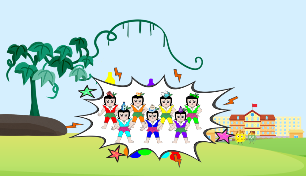 小学复课第一天,葫芦娃来了!