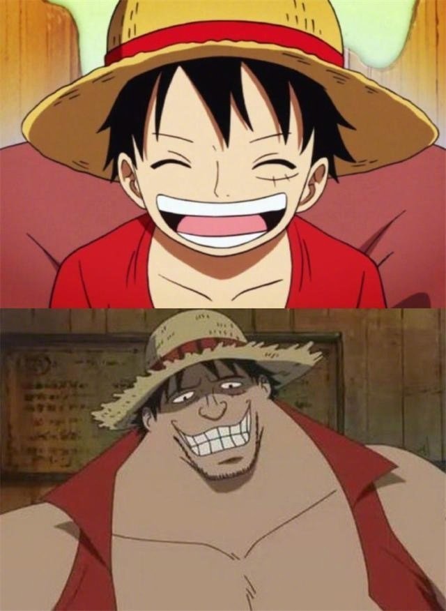 即便长成这样,但卡里布却依旧相信他是路飞,并且还加入他的麾下,看来