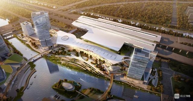 同样随着杭绍台高铁二期的开建,绍兴北站也正在加快扩建中.