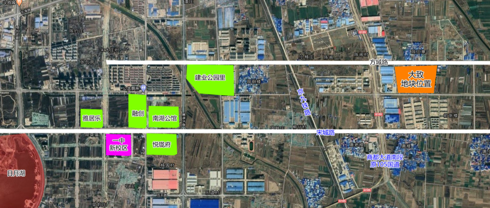 編號為商土網掛2019-109號地 商丘市城鄉一體化示範區,方域路南側