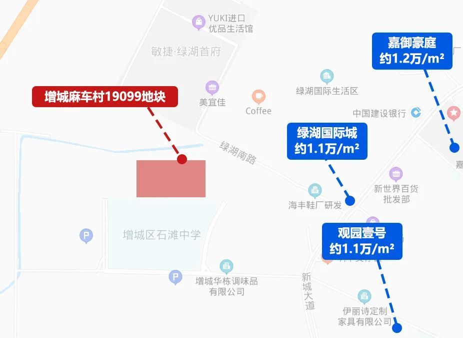 6增城永寧街19105地塊在本次增城四個出讓地塊裡,新塘的永寧街19105