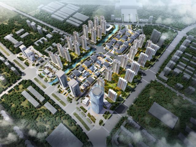 荆门崛起223米地标4座超高层写字楼建设计划出炉