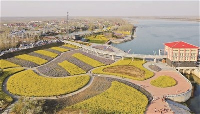 4月19日,穀雨節氣,位於古沂河畔的邳州市官湖鎮授賢村迎來一場喜雨.